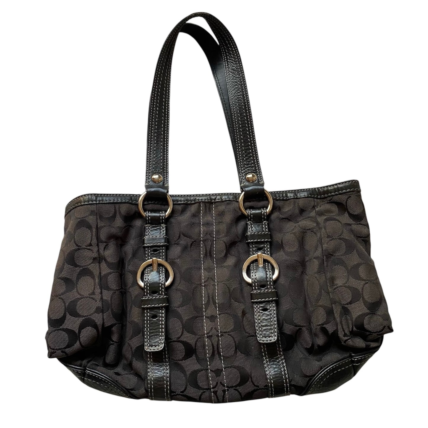 Black Coach Tote Bag