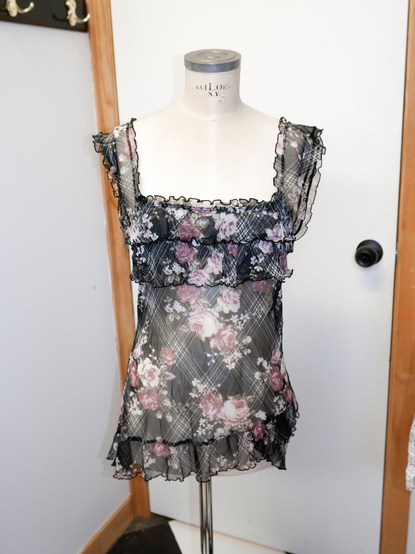 Sheer Y2K Top | Size L/XL