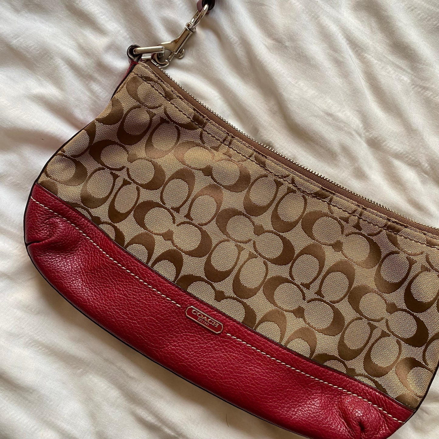 Cherry Red Coach Bag