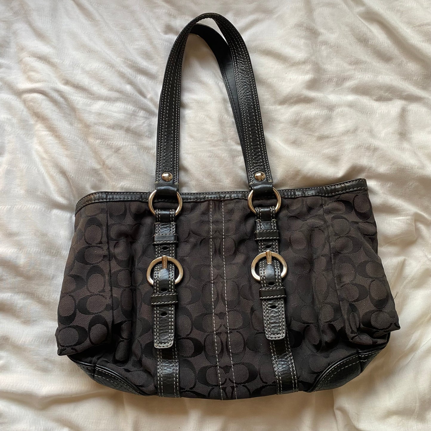 Black Coach Tote Bag