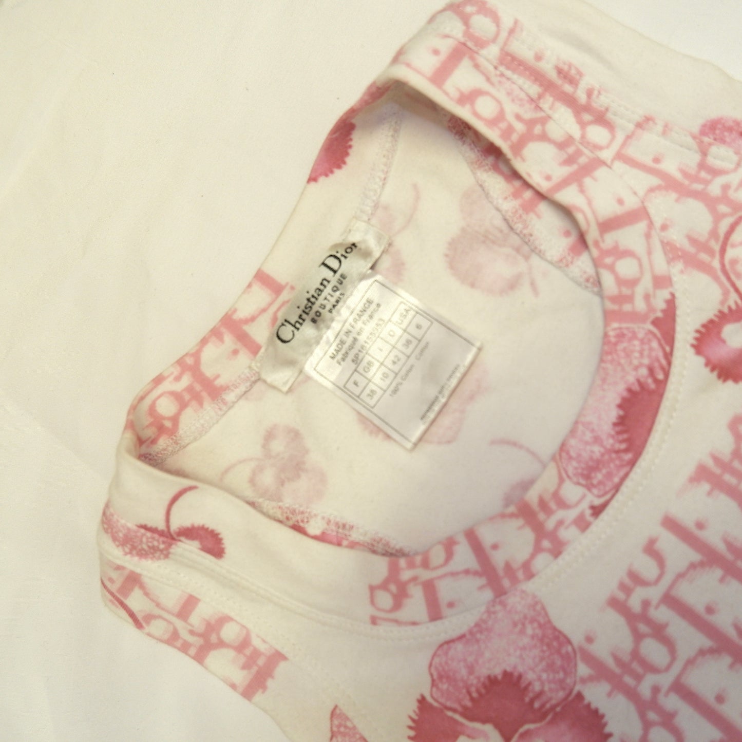 Dior Cherry Blossom Tank | Size S-M