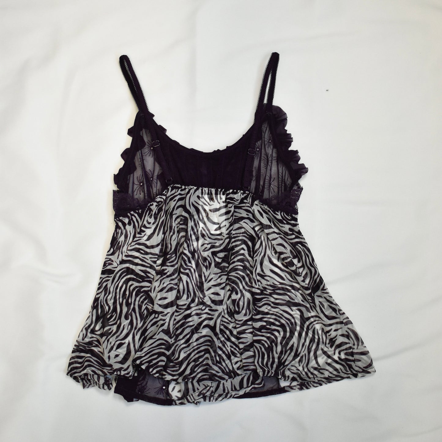 2000s Zebra Cami | Size XS