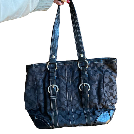 Black Coach Tote Bag